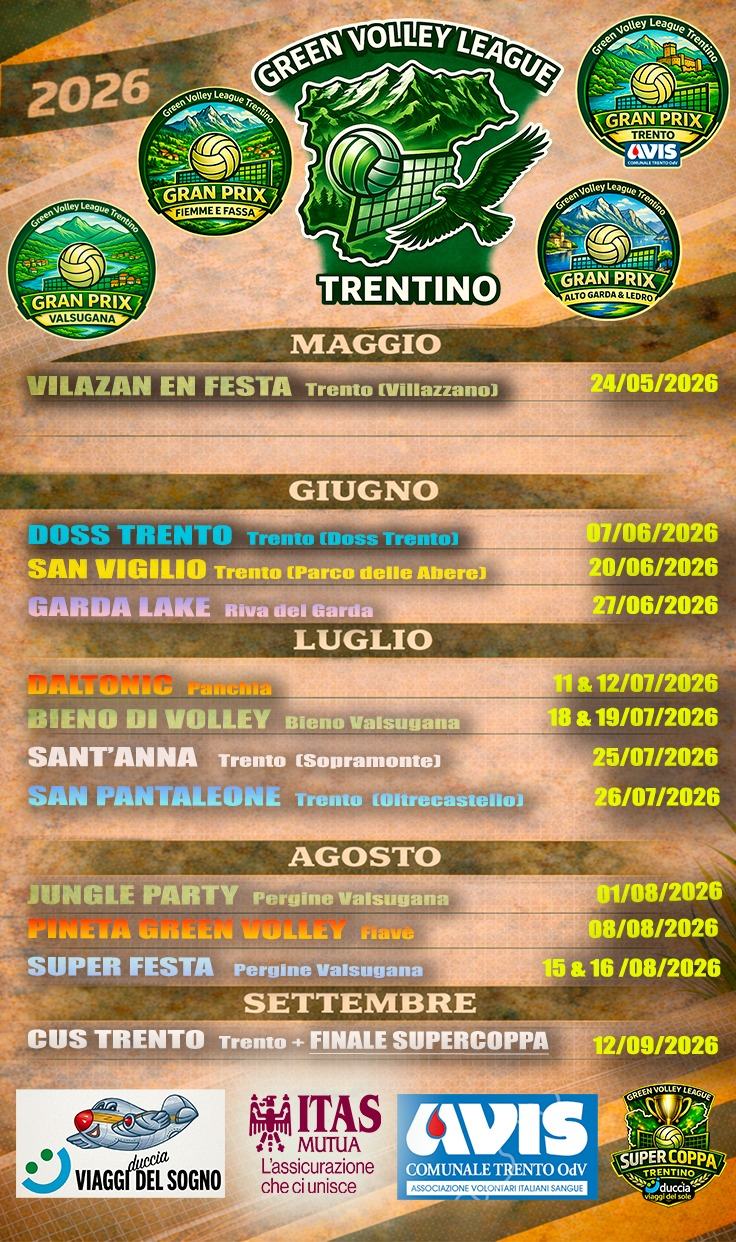 Un’azione al Garda Lake Green Volley